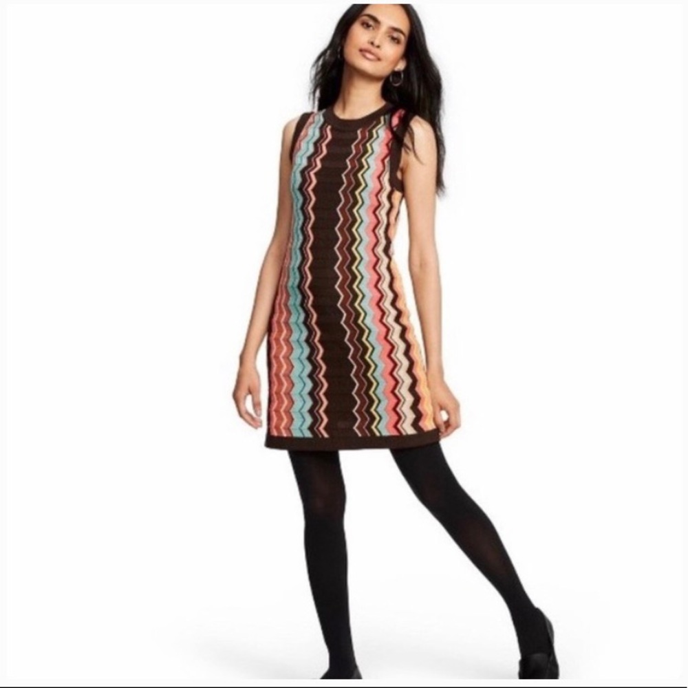 Missoni for Target Multicolor Zigzag Midi Dress